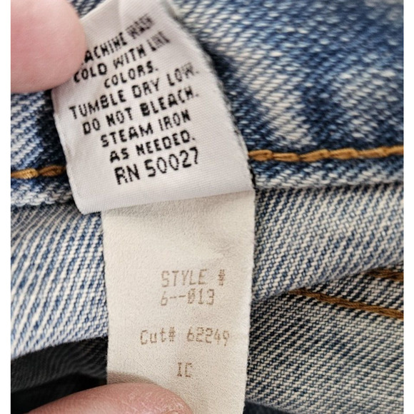 Bill Blass Paper Bag Jeans VTG 80s Hi Rise Mom Women 14 Pleated Baggy‎ 29x 29 - Picture 6 of 6